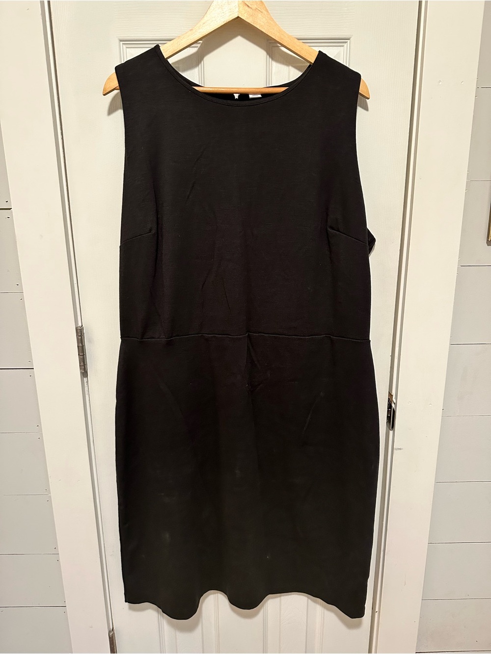 Old Navy Black Sleeveless Shift Dress XXL Tall